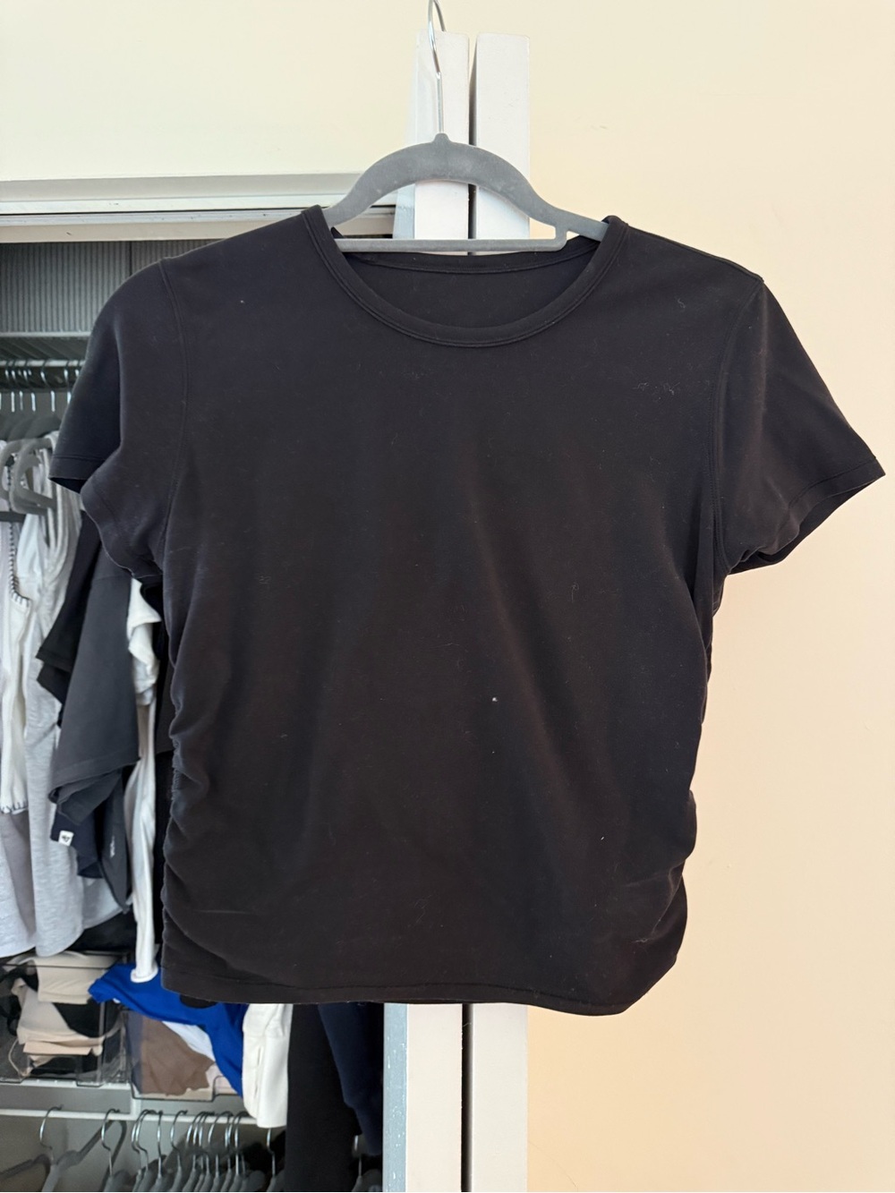 lululemon athletica Black all it takes nulu short sleeve t-shirt